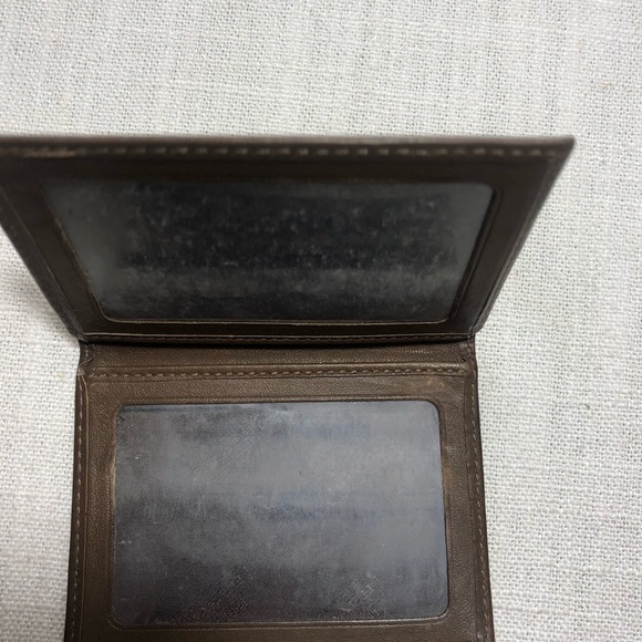 Coach Slim Leather Wallet License Card Holder - Picture 3 of 6